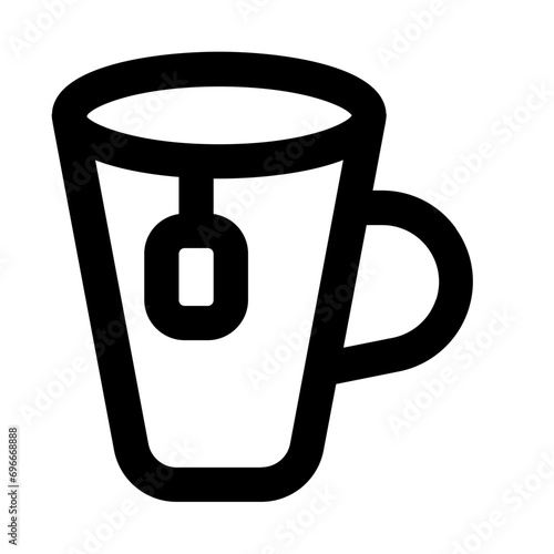 Tall Tea Line UI Icon