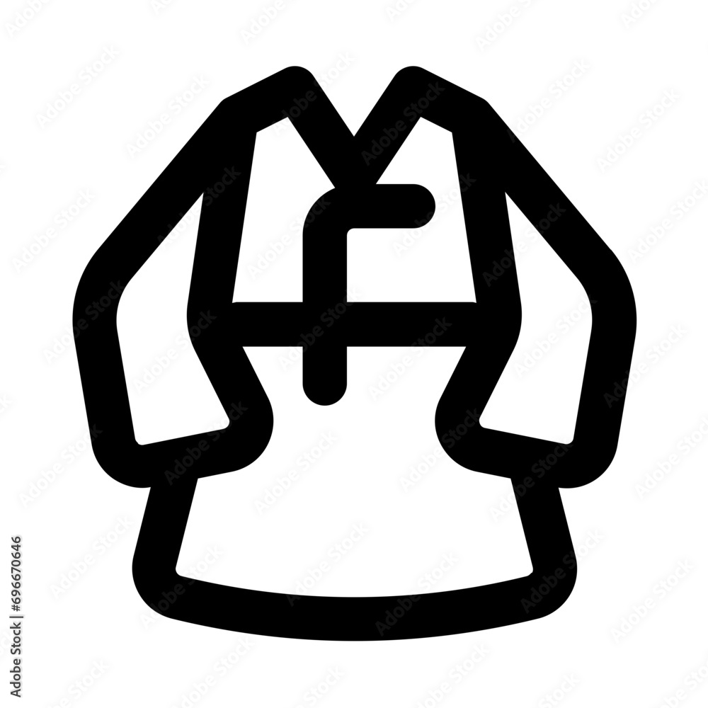 Hanbok Line UI Icon Hanbok Line UI Icon