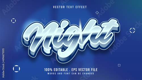 Night Club editable text effect