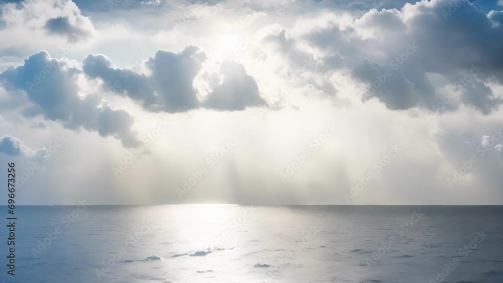 seamless horizon blinding white, merging with white clouds above, creating sense infinite space. seamless horizon blinding white, merging with white clouds above, creating sense infinite space.