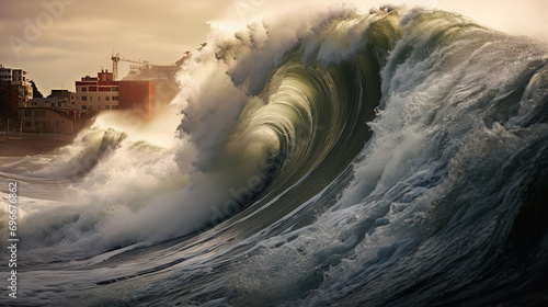 The Unstoppable Force of The Great Wave of the Tsunami, a Gripping Catastrophe