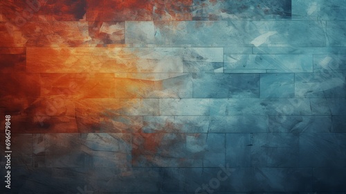 Abstract layers of colors creating a textured and visually captivating background photo
