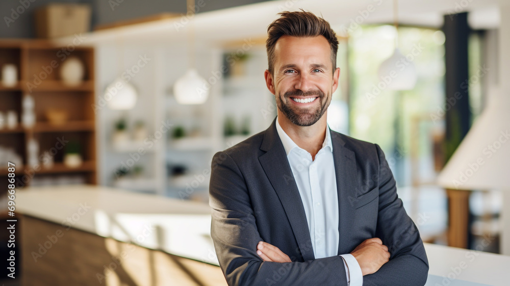 Fototapeta premium Portrait of an interior designer