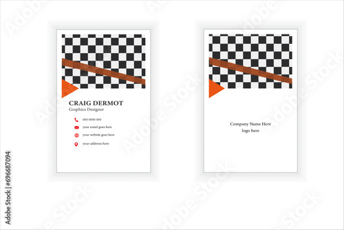 Business Card Design with simple, elegant and precise look. A simple creative business card would specify once business identity more properly.