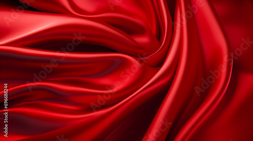red silk fabric satin cloth background texture