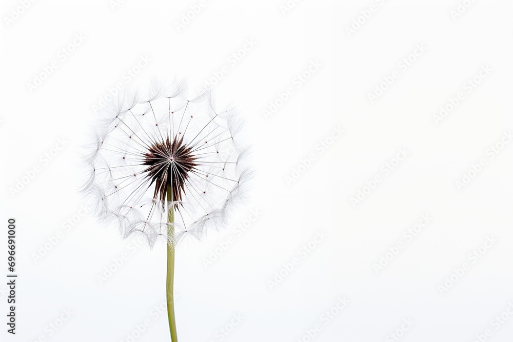 Fototapeta premium dandelion seeds, AI generated 
