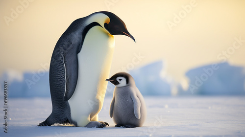 emperor penguins chiks photo