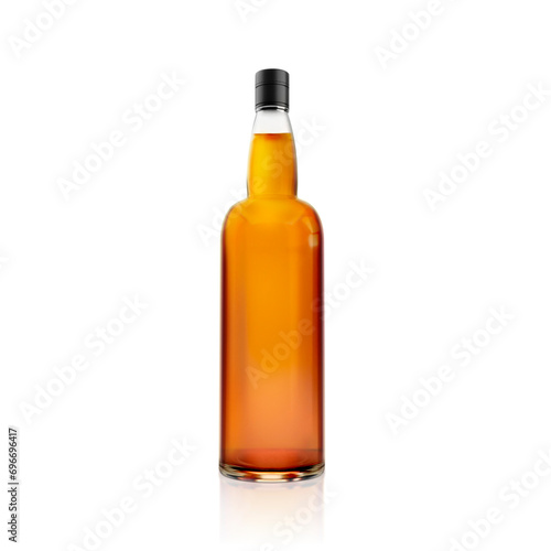 a bottle of alcohol, transparent background
