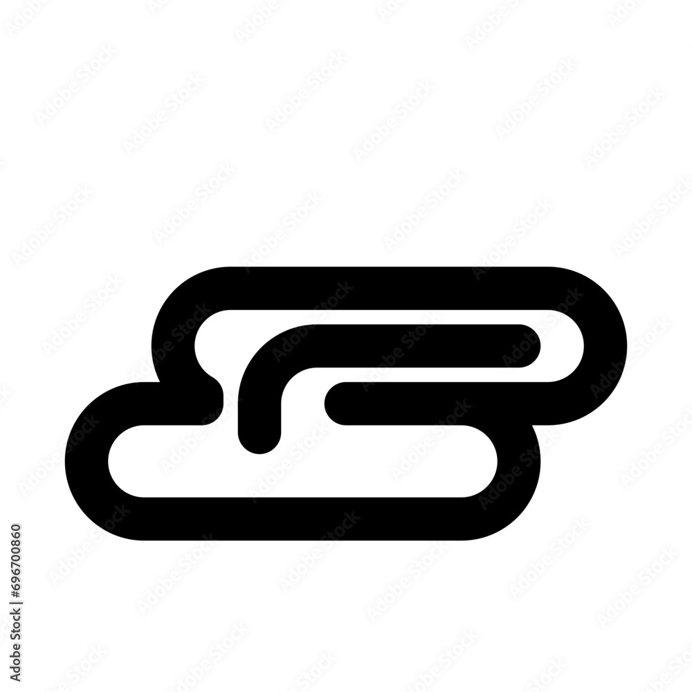 Hotteok Line UI Icon Hotteok Line UI Icon