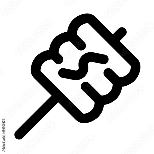 Rice Cake Line UI Icon