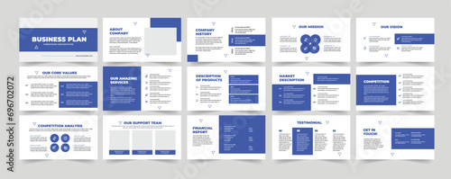 Business Plan Presentation template and Business Proposal Slide Design