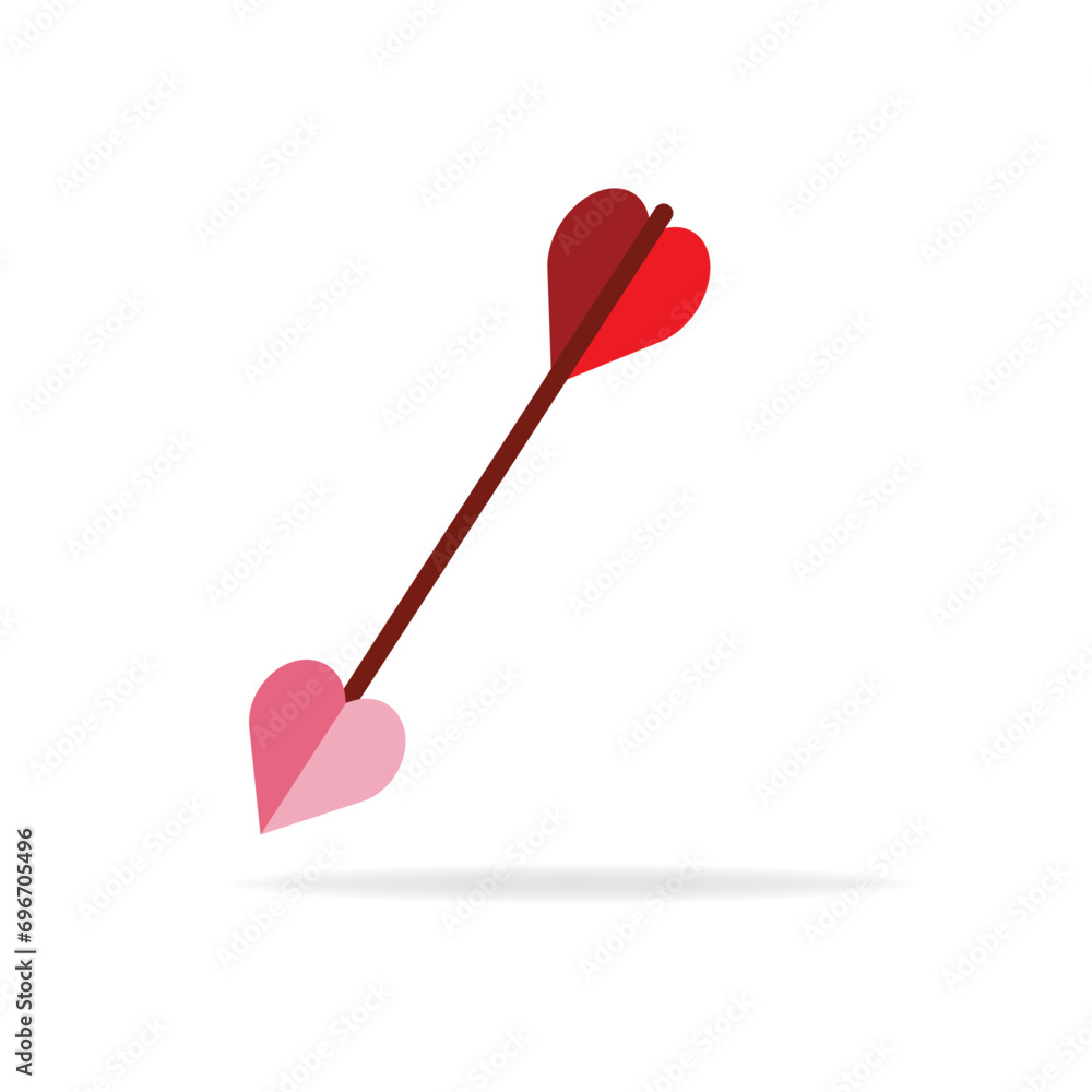 Cupid arrow symbol, Love Heart Arrow,я vector