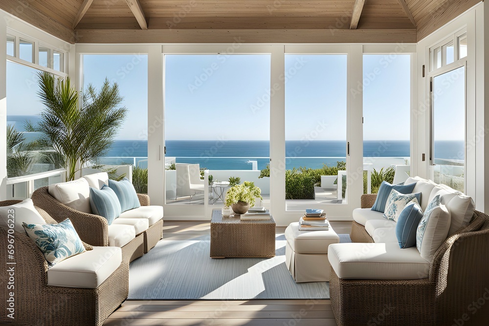 modern living room with a view modern living room with a view