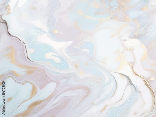 Iridescent Opulence: Marble with Opalescent Pearl Sheen