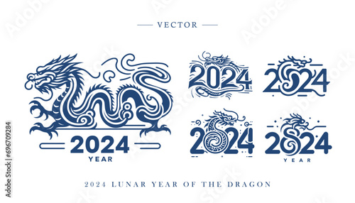 Chinese New Year of the dragon 2024 