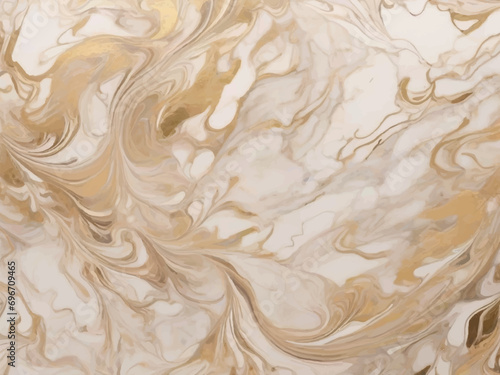 Upscale Celebration: Champagne Touched White Marble