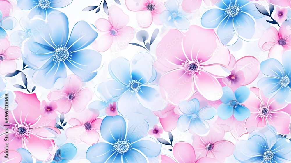 background of fresh watercolor flower with abstract stylized floral pattern background of fresh watercolor flower with abstract stylized floral pattern