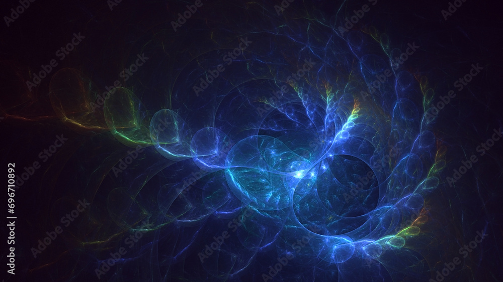 3D rendering abstract multicolor fractal light background 3D rendering abstract multicolor fractal light background