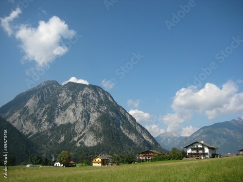 Austrian Alps scenery in summer