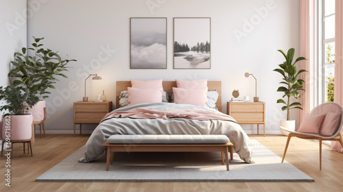 A warm and inviting bedroom