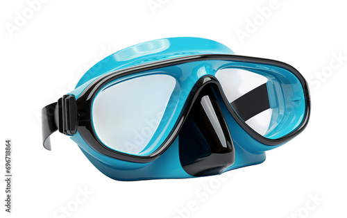 Snorkeling Mask on Transparent Background.
