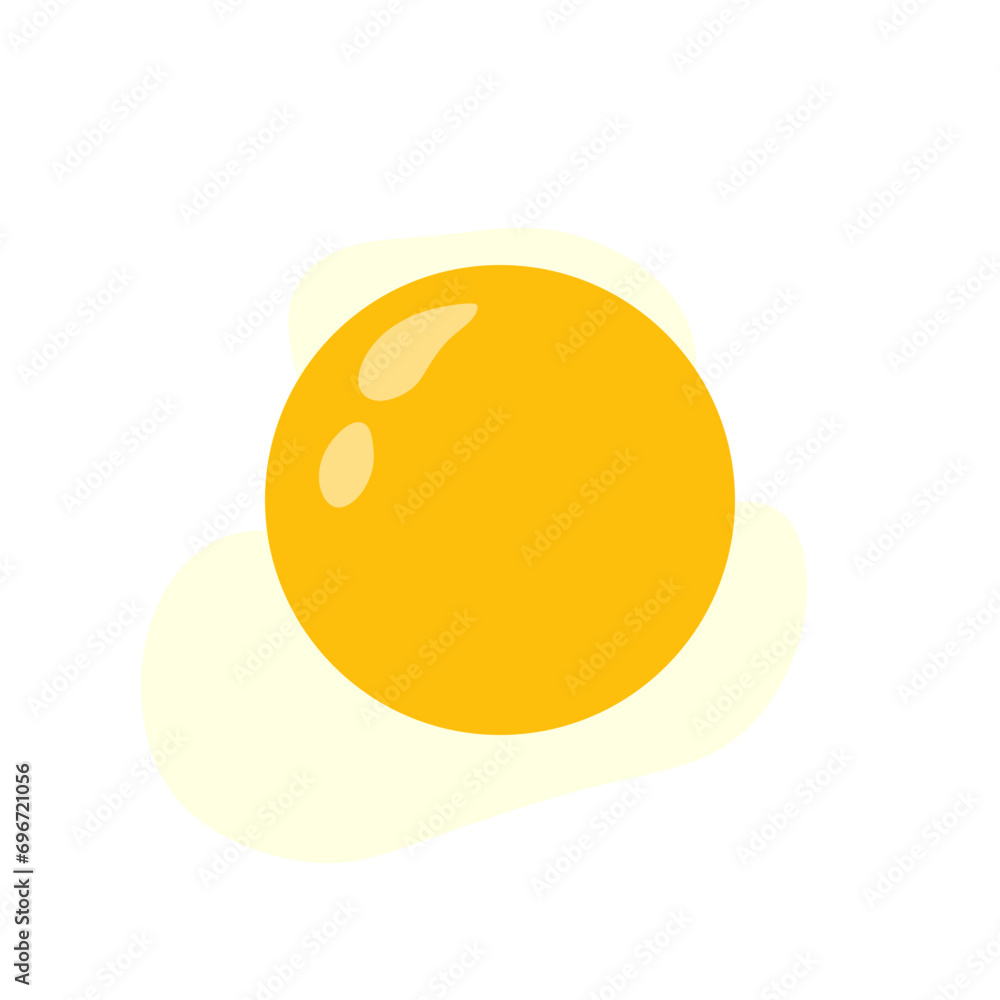 Fototapeta premium Fried Egg Illustration