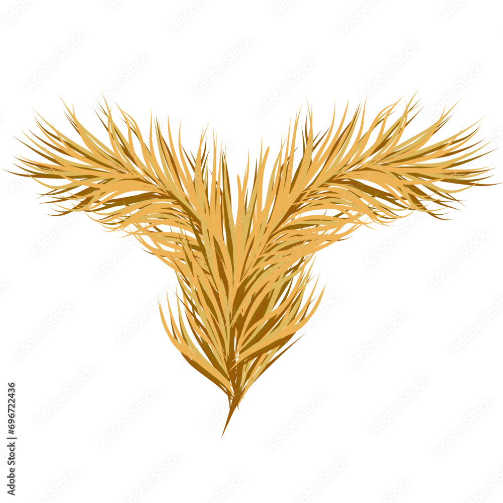 Fototapeta premium brown dry leaves