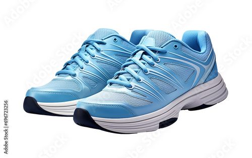 Tennis Shoe Style on Transparent Background.