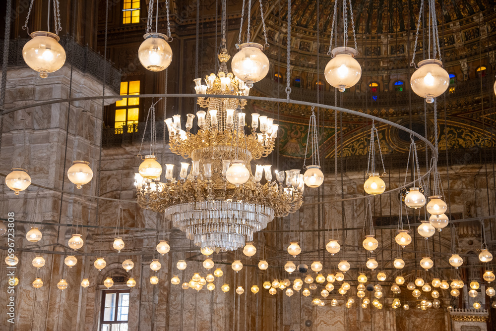 エジプトカイロにあるムハンマドアリーモスクのとても美しい風景 фотография Stock Adobe Stock