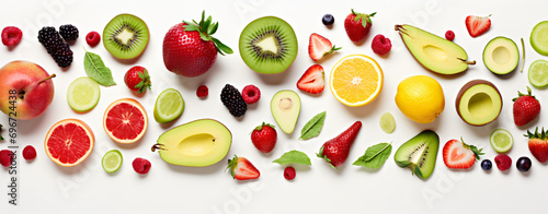 Assortment of different fruits