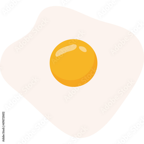 Fried Egg Illustration