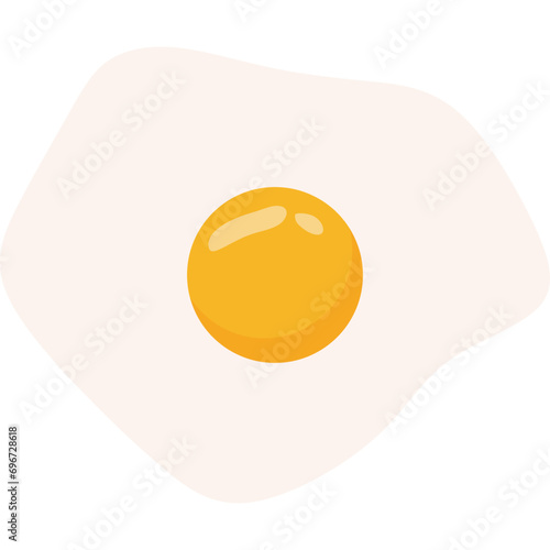 Fried Egg Illustration