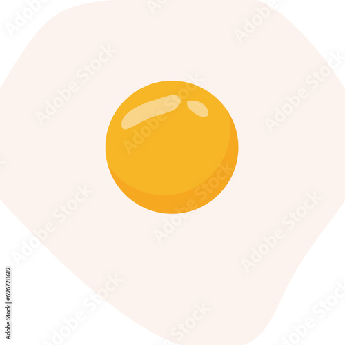 Fried Egg Illustration