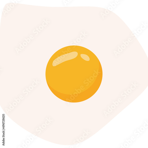 Fried Egg Illustration