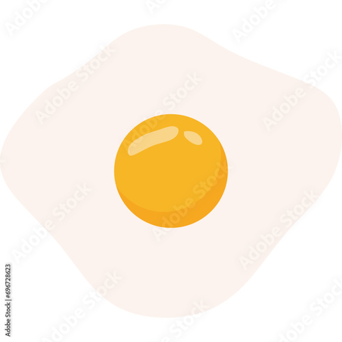 Fried Egg Illustration