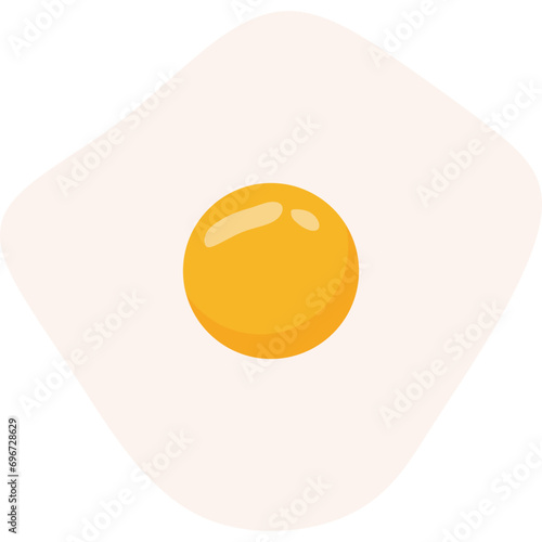 Fried Egg Illustration