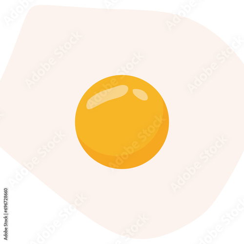 Fried Egg Illustration
