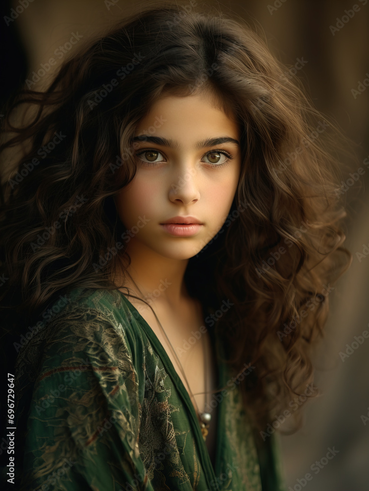 Portrait of a young woman Portrait of a young woman