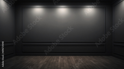 Blank wall and copy space in empty © Cedar