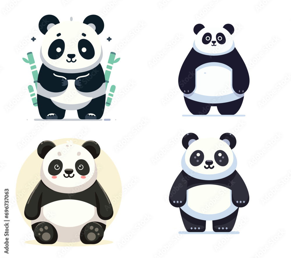 Adorable Panda Illustration Pack for Creative Projects | Cute Bear Graphics Adorable Panda Illustration Pack for Creative Projects | Cute Bear Graphics