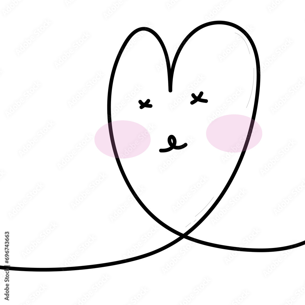 heart icon cartoon valentine outline heart icon cartoon valentine outline