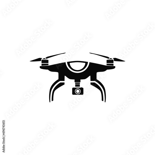 Dron camera logo design vector file