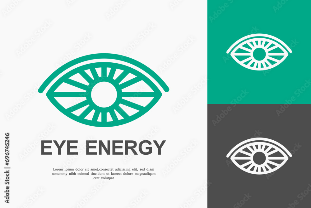 eye sun logo design eye sun logo design
