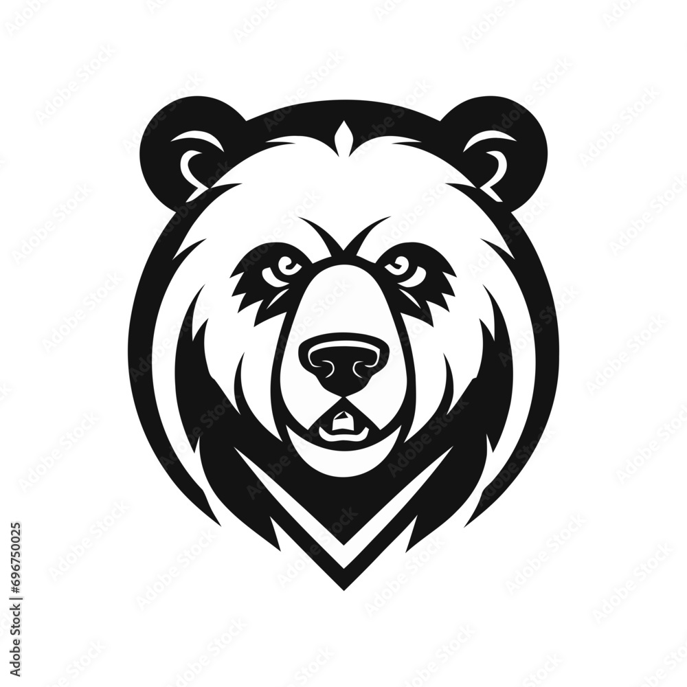 bear logo vector angry ferocious brave scary beast wild exuberant grizzly nature forest bear logo vector angry ferocious brave scary beast wild exuberant grizzly nature forest
