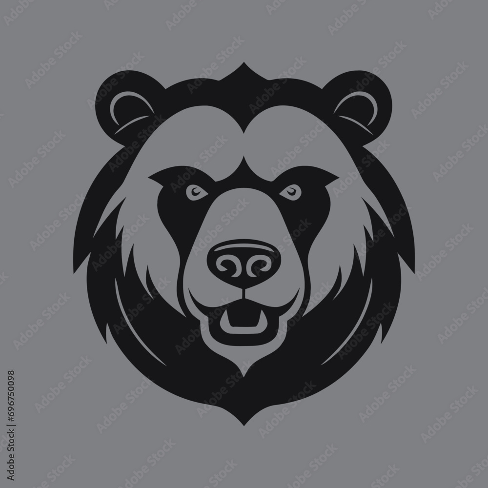 bear logo vector angry ferocious brave scary beast wild exuberant grizzly nature forest bear logo vector angry ferocious brave scary beast wild exuberant grizzly nature forest