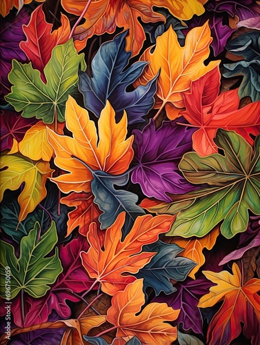 Majestic Autumn: Spectacular Artwork Capturing the Rich Colors and Beauty of Fall Foliage