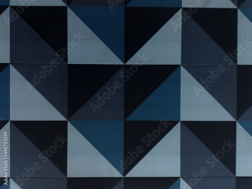 Abstract geometric texture background with triangles backdrop design, Diamond pattern, top view art gradiant © Apichai