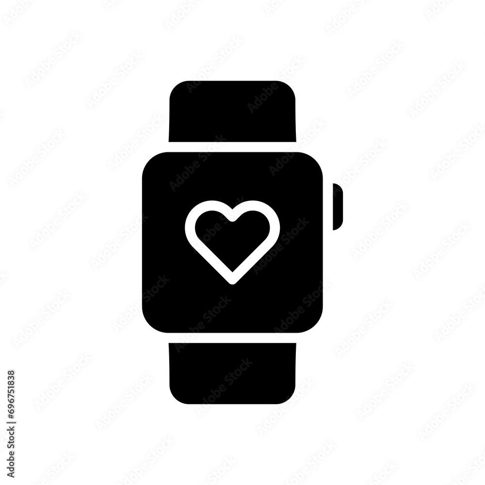 Smartwatch icon design template Smartwatch icon design template