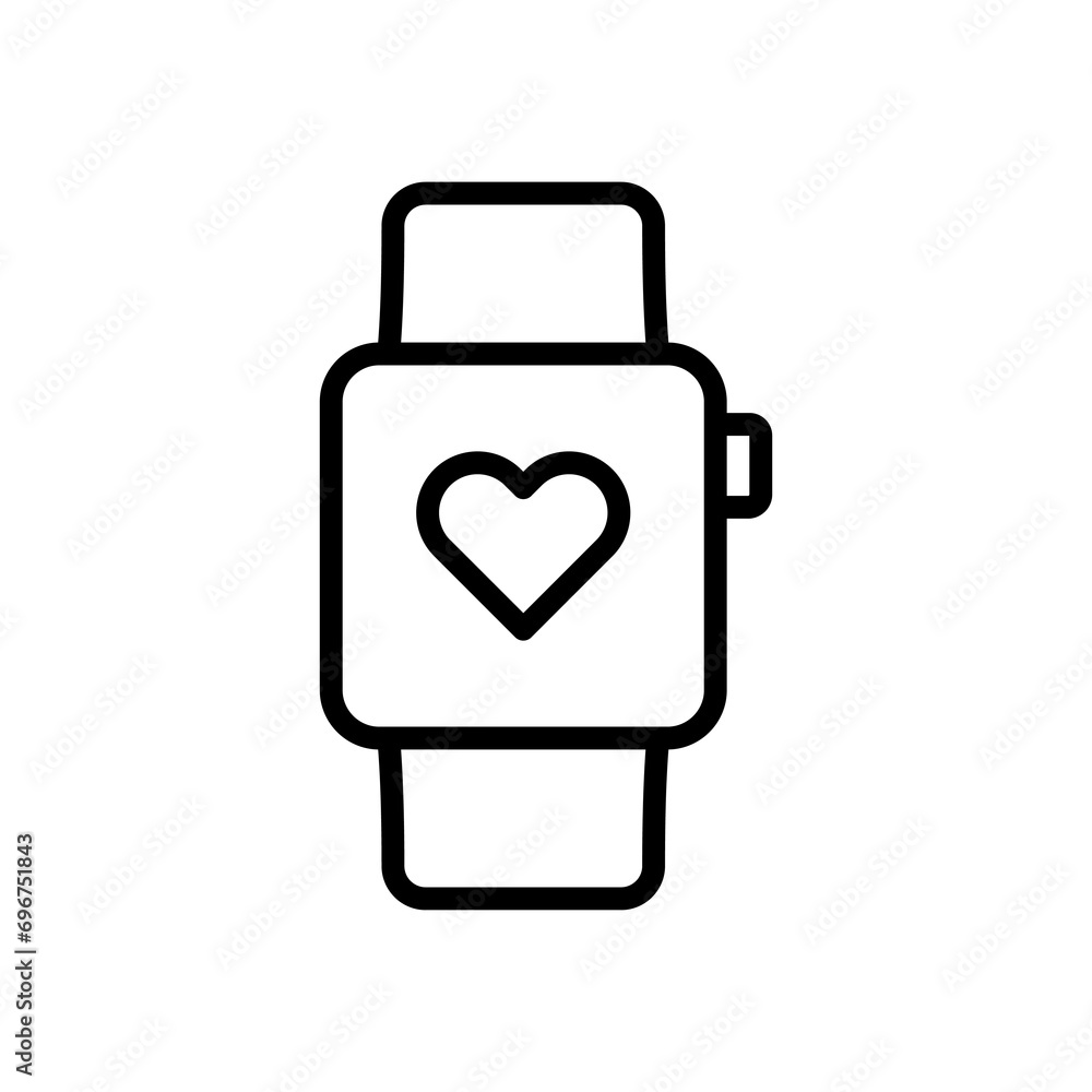 Smartwatch icon design template Smartwatch icon design template
