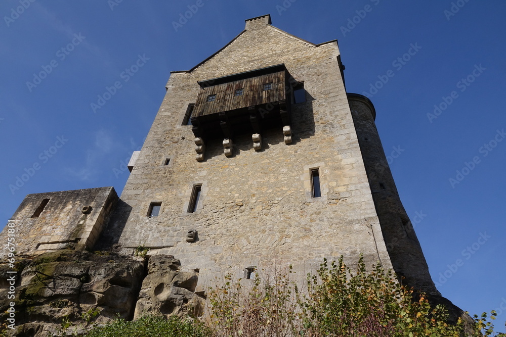 Burg Larochette in Fels